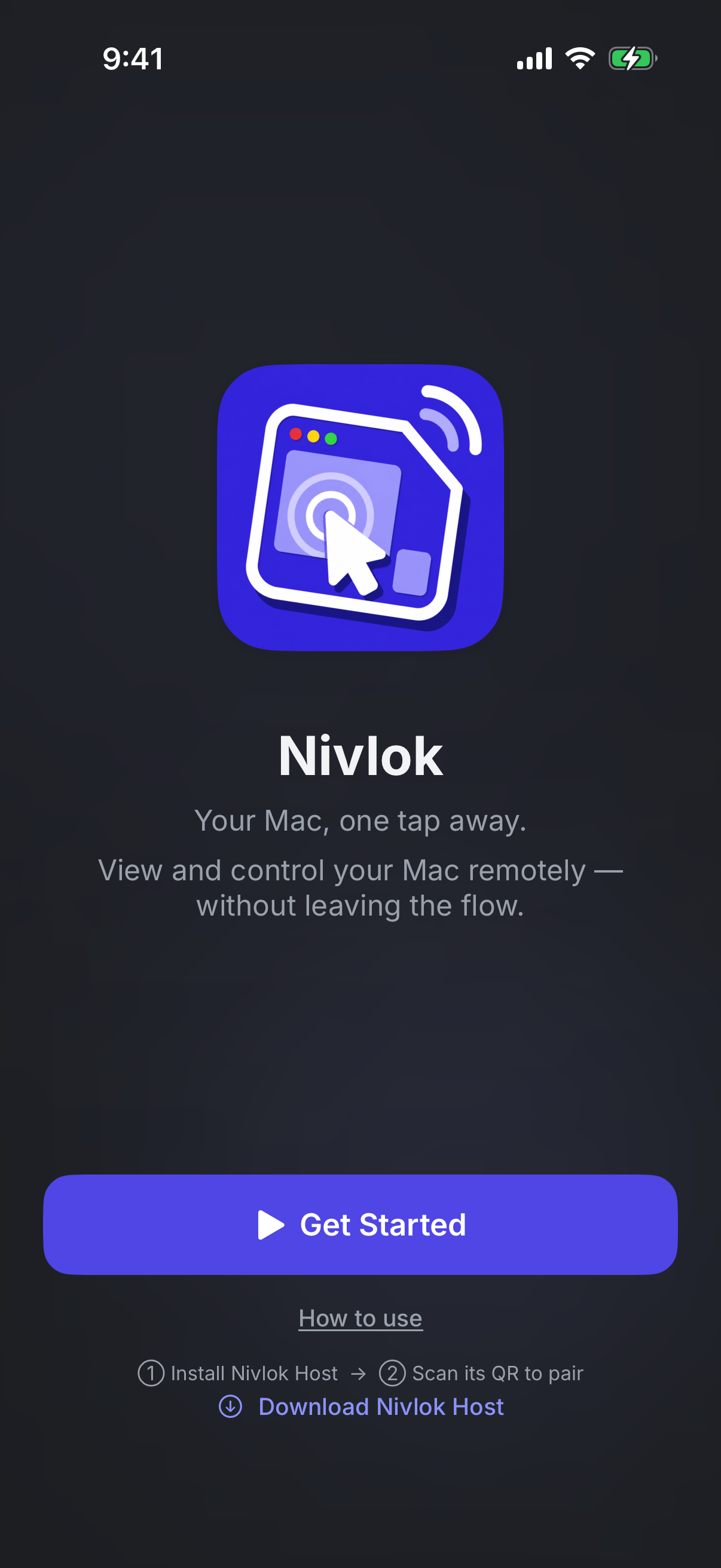 ダークテーマの Nivlok