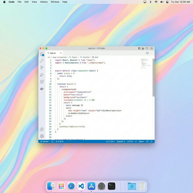 Mac desktop — RemoteVibeCoding Host running